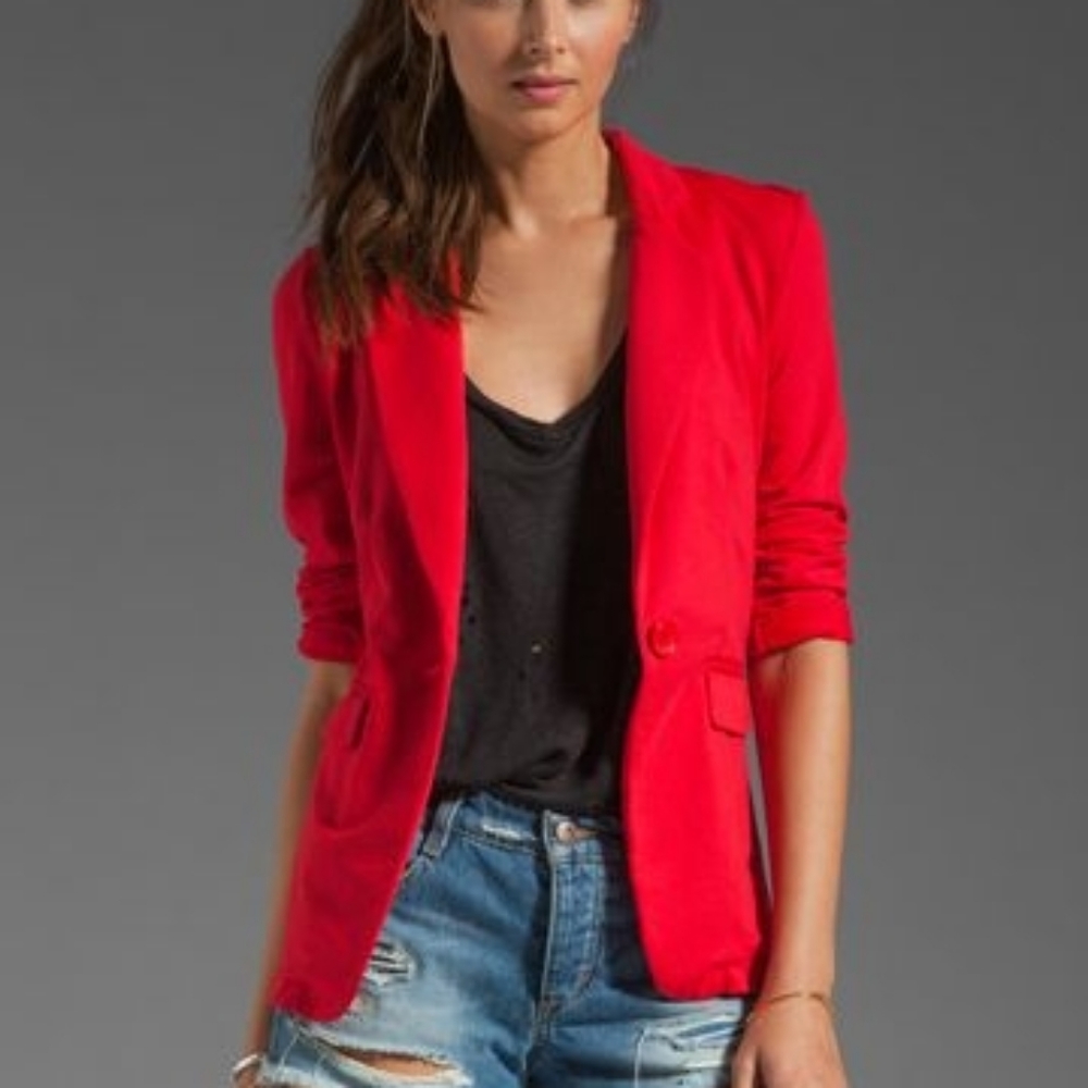 Women's Red Blazer